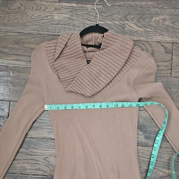 BCBG Cozy Tan Sweater Dress - Picture 2 of 5